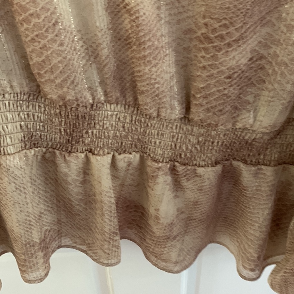 Express Snake Print Top - image 3